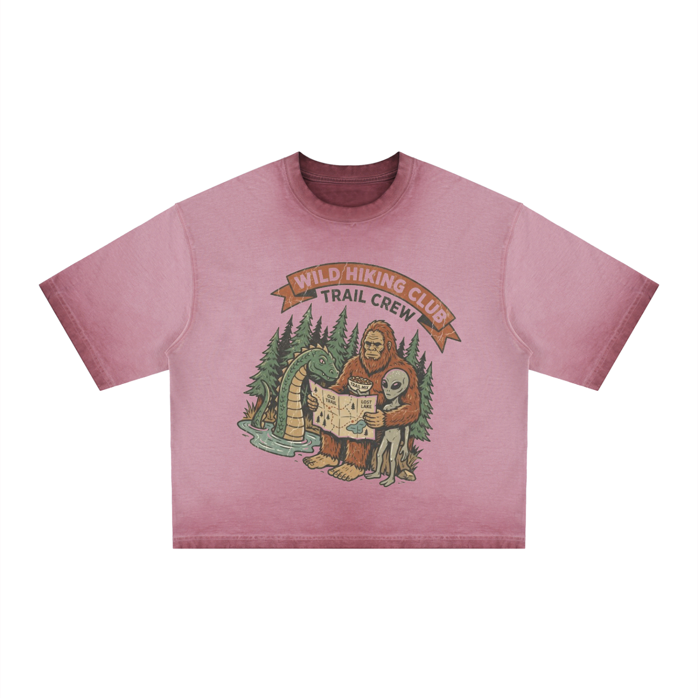 Mountain Peak Boxy Tee | Wild Hiking Club