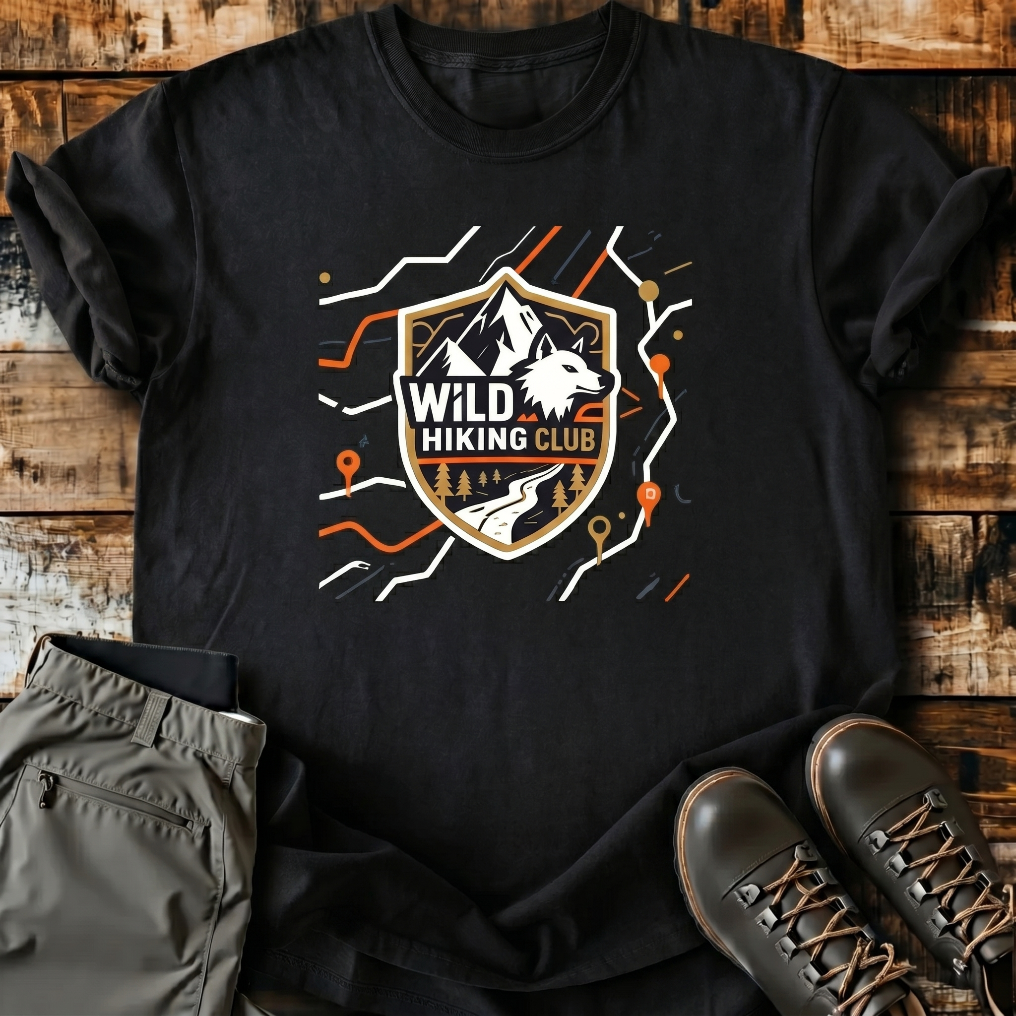 Classic Oversized Adventure Tee | Wild Hiking Club