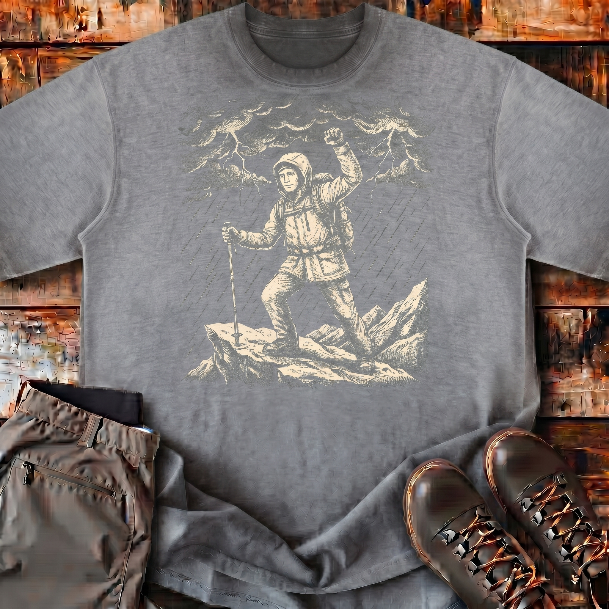 Peak Hiker Boxy Tee | Wild Hiking Club