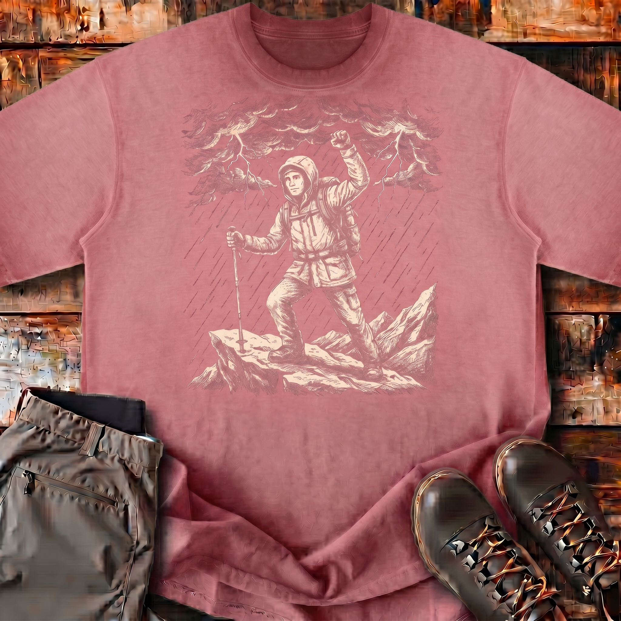 Peak Hiker Boxy Tee | Wild Hiking Club