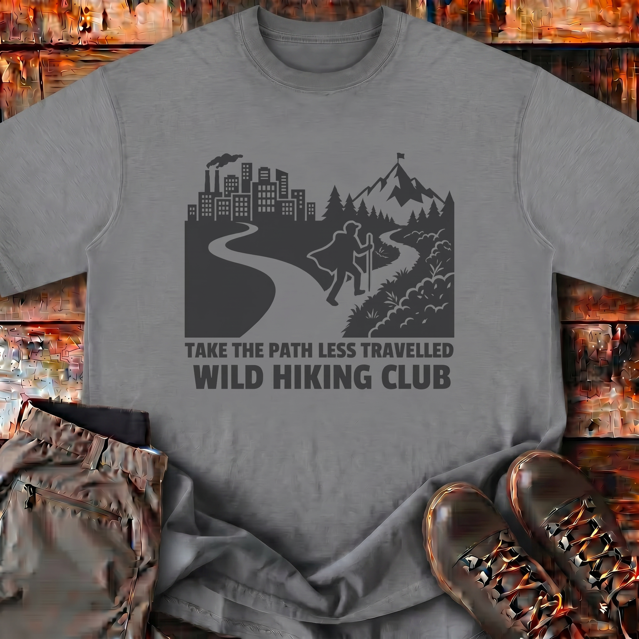 Wild Summit Boxy Tee | Wild Hiking Club