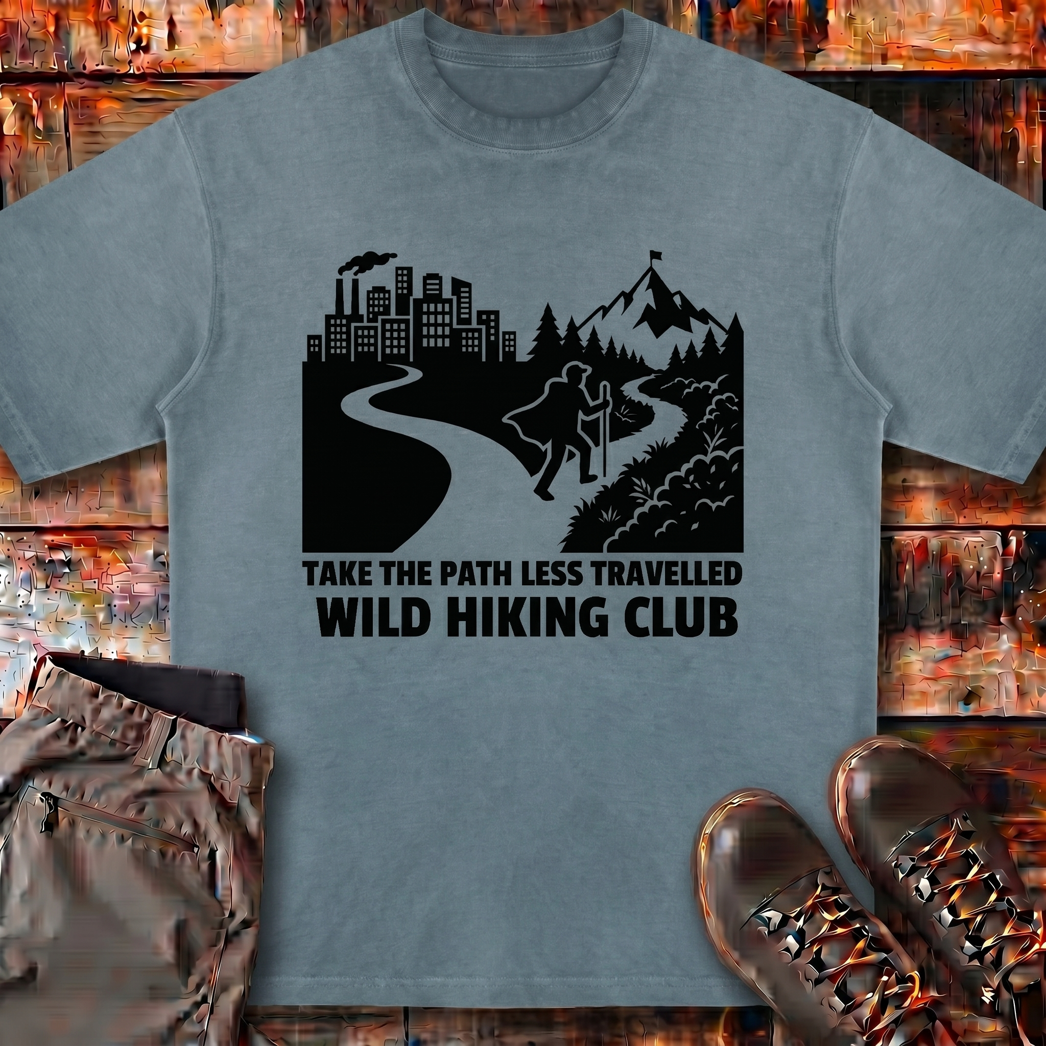 Wild Summit Boxy Tee | Wild Hiking Club
